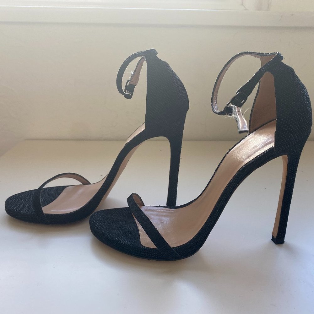 Stuart Weitzman Nudistsong Ankle Strap Heels